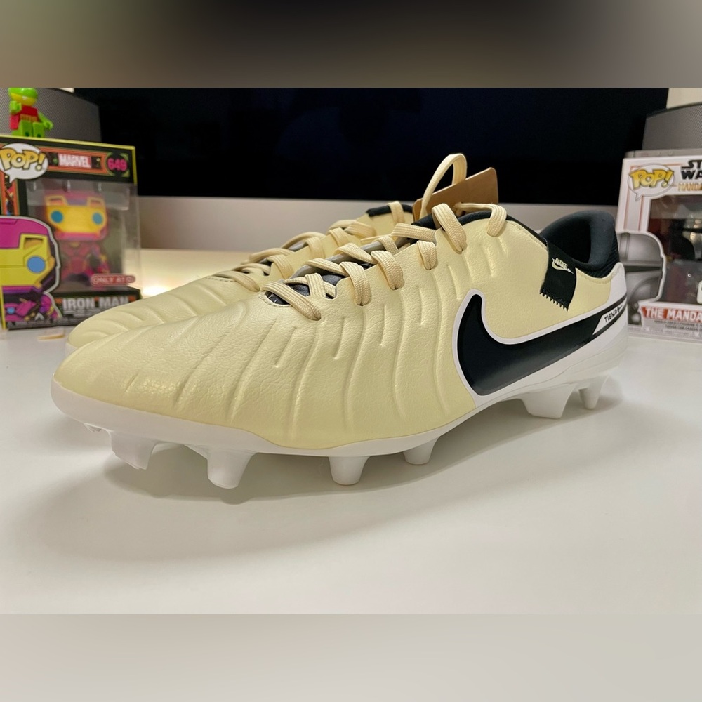Nike Tiempo Legend 10 Pro FG Lemonade DV4333-700 Mens Size 9